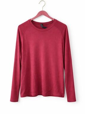 Lululemon Men’s Metal Vent Tech 2.0 Long Sleeve Shirt Red Maroon Size L